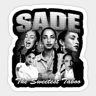 Sade The Sweetest Taboo - Sade Adu Vintage Bootleg Sticker